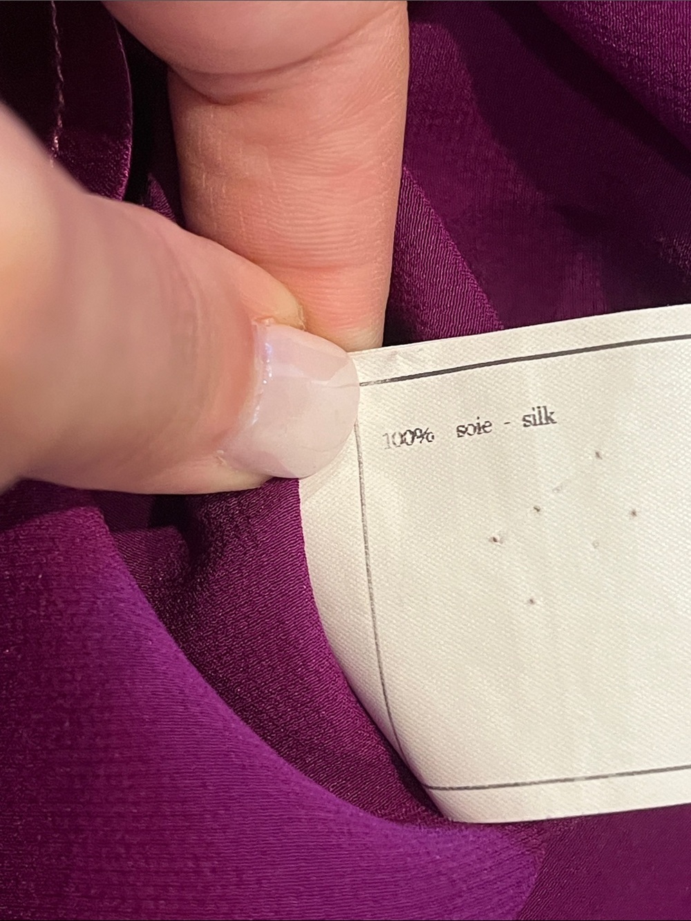 CHANEL Magenta Silk Sleeveless Shell Top - Picture 6 of 8